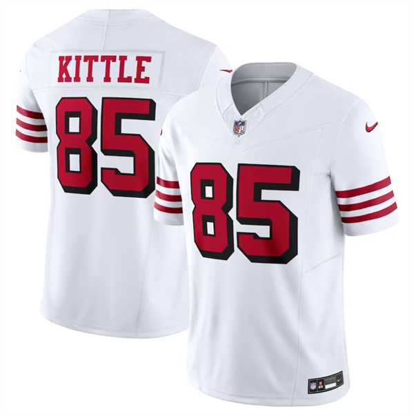 Men & Women & Youth San Francisco 49ers #85 George Kittle New White 2023 F.U.S.E. Vapor Untouchable Limited Stitched Football Jersey